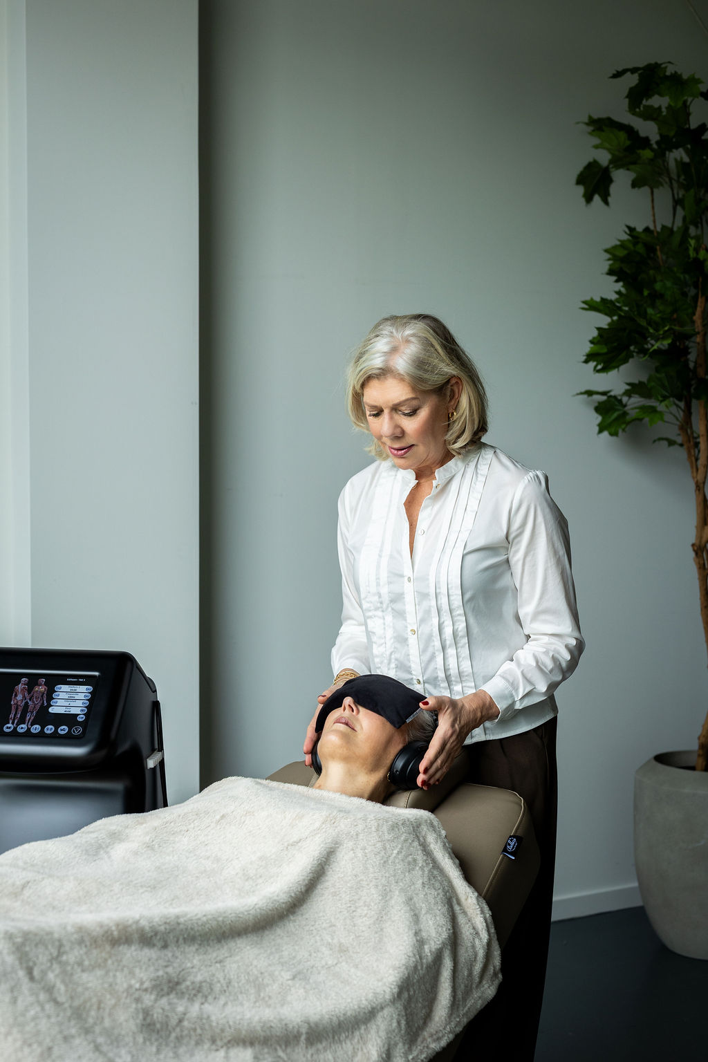 Manuele Vibra-behandeling binnen een massagepraktijk